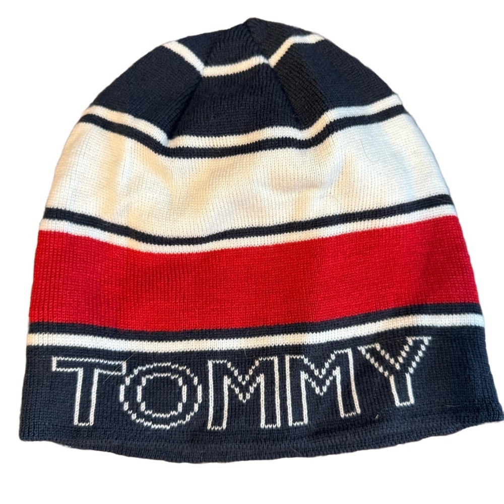 Tommy Hilfiger Men’s Red White Blue Beanie NWOT